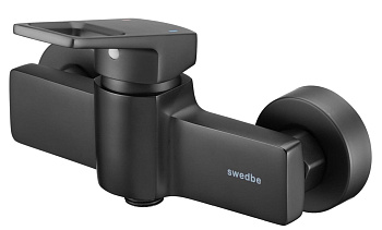 Смеситель для душа Swedbe Kronos , однорычажный, черн.мат.